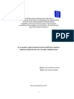 El Ecoarte Como Estrategia de Enseñanza para El Fortalecimiento de Los Valores Ambientales