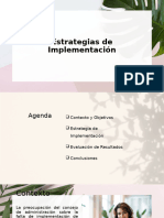 Estrategias de Implementación