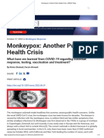 (07-3) Lectura 01 - Monkeypox - Another Public Health Crisis - ORMS Today