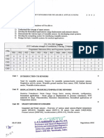 Smart Sensors-7th Semester - Syllabus