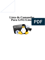 Lista de Comandos para GNU-Linux