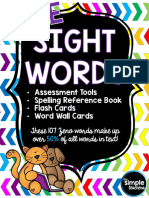 Assessment Tools Spelling Reference Book Flash Cards Word Wall Cards