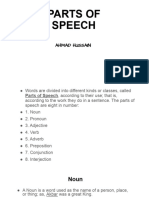 Parts of Speech-Ahmad