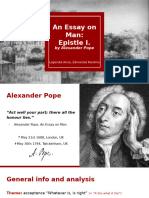 An Essay On Man - Epistle I. - Alexander Pope