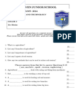 Grade - Agric, Science N Tech - Paper 2 Mid Year