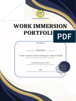 Immersion Portfolio JSA