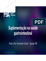 Suplementação Na Saúde Gastrointestinal.