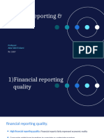 Financial Reporting Quality