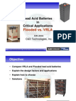 Lead Acid Batteries in Critical Applications