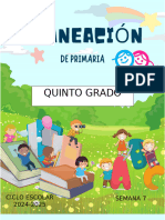 Semana 7 Quinto Primaria