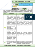 3er Grado Enero - 05 Juego y Reconozco Mis Necesidades y Derechos (2023-2024)