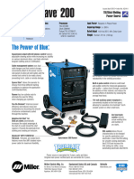 Miller Syncorwave 200 Spec Sheet