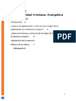 Informe de Investigación Sobre La Legitimación y La Manus