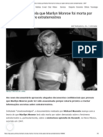 Documentário Revela Que Marilyn Monroe Foi Morta Por Saber Demais Sobre Extraterrestres - ZAP