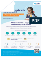 SBIF Asha Scholarship 2024 Poster