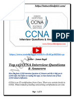 CCNA Interview Questions With Answers