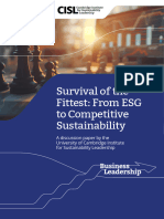 From ESG To Competitive Sustainability