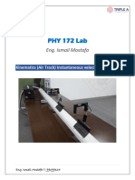 PHY 172 Lab: Eng. Ismail Mostafa