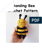 Standing Bee Crochet Pattern