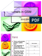 Timers in GSM