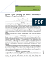 Cervical Cancer Prevention and Women's Well-Being in Nigeria: A Comprehensive Review (WWW - Kiu.ac - Ug)