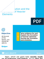 V. 2. Physical Science SHS 1.2 Stellar Evolution and The Formation of Heavier Elements - 073406 - 074124