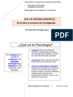 De La Idea Al Proyecto de Investigación Científica