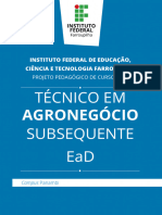 PPC - TECNICO EM AGRONEGÓCIO SUBSEQUENTE - EaD PB Versão Final Aprovada 04.04.23