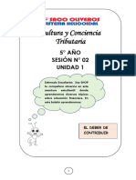 Sesión 2 - El Deber de Contribuir 5° Año