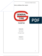 General Tyre Balance Sheet Analysis (2006-1010)