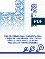 Plan - Intervención - Pedagógica - Náhuatl - Completo