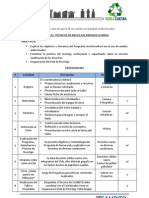 Reciclaxcultura: PLAN B Taller # 1 Técnicas de Reciclaje NIÑOS