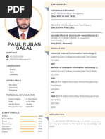 Paul Ruban Salal Resume