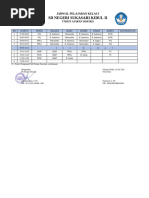 Jadwal Pelajaran Kelas I