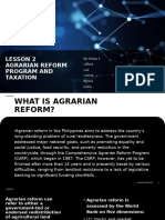 LESSON 2 Agrarian Reform Program and Taxation 