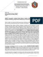 Convocatoria e Invitación Reunión Padres de Familia Sede Principal Socialización y Entregra Informe Académicos Tercer Periodo 2024.