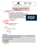 Nombres Rationnels: Introduction Et Comparaison: Semestre Mathématiques