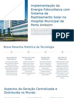 Implementacao Da Energia Fotovoltaica Com Sistema de Rastreamento Solar No Hospital Municipal de Por