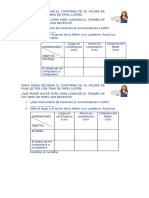 Sofía Desea Decorar El Contorno de Su Fólder de Plan Lector Con Tiras de Papel Lustre