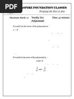 Polynomials