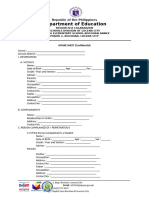 Intake Sheet