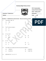 Grade 7 Mathematics Paper 1 June 2019