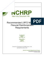 Min Reinforcement - NCHRP w149