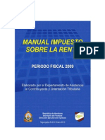 Manual para Calculo Del Impuesto Sobre Renta