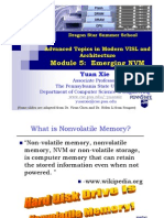 Module 5: Emerging NVM: Advanced Topics in Modern VISL and Architecture