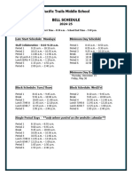 Bell Schedule 24 25