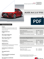 Audi A4 2.0 TFSi