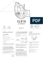 Oso Pere ENG - Sloth - INSTRUCTIONS