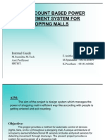 Visitors Count Based Power Management System For Shopping