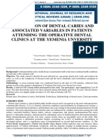 Observation of Dental Caries and Associa